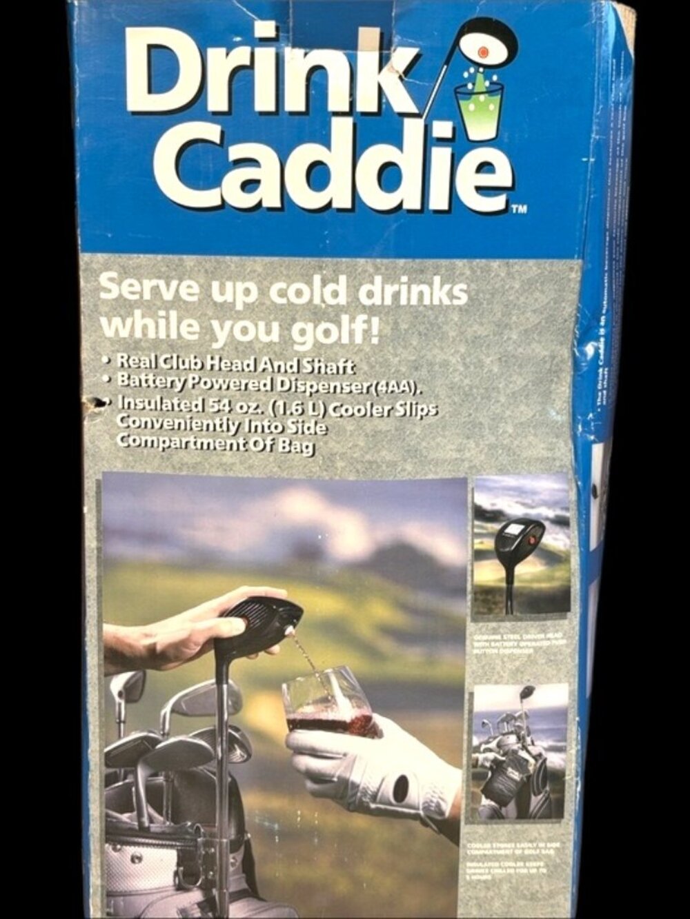 VTG Drink Caddie Golf Club Drink Dispenser Novelty Hidden Cooler 54oz